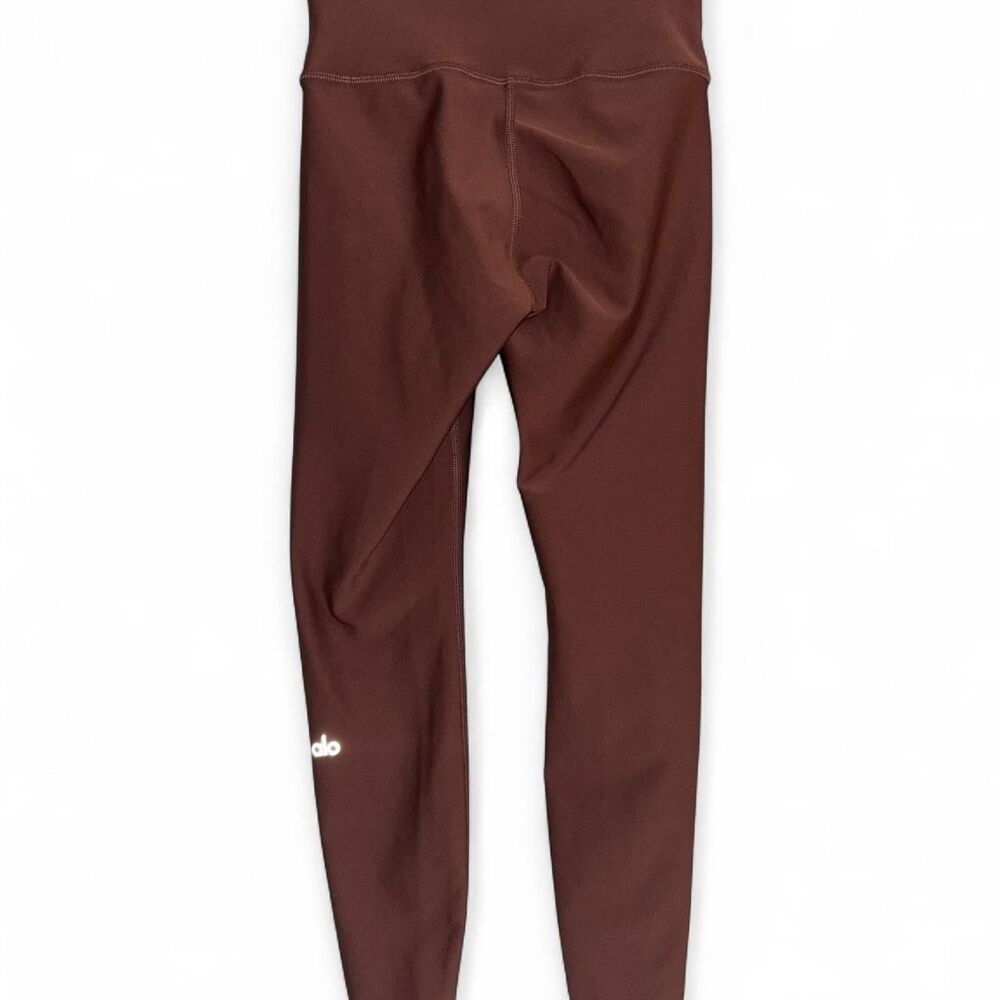 Alo-yoga Women's Brown and Burgundy Leggings